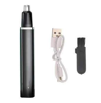 Тример для носа та вух Electric nose hair trimmer LT888 на акумуляторі з USB зарядкою чорний