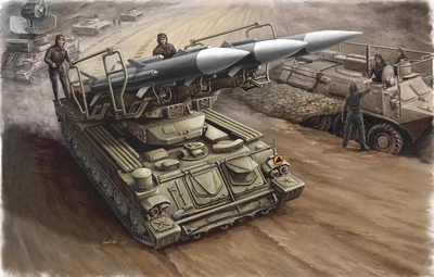 Збірна модель 1:35 Радянський ЗРК КУБ / SAM-6 Trumpeter 00361