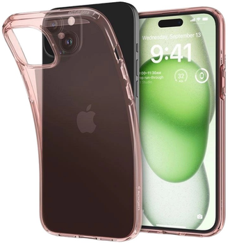 Панель Spigen Crystal Flex для iPhone 15 Plus Rose Crystal (8809896747677)