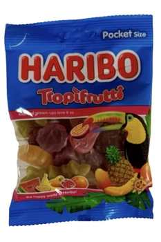 Цукерки желейні Haribo Tropifrutti 100 г (58579)
