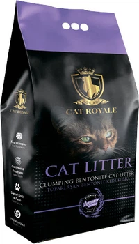 Бентонітовий наповнювач для туалету котів Cat Royale Лаванда, 10 л