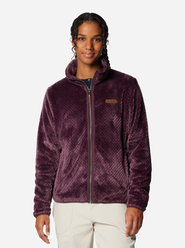 Bluza damska rozpinana streetwear Columbia Fire Side II Sherpa FZ 1819791606 M Bordowa (195981016864)