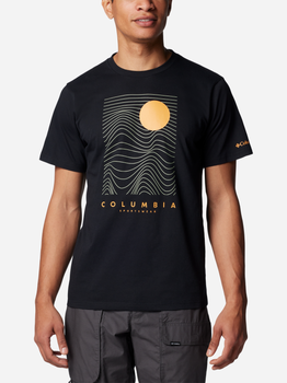 Футболка бавовняна чоловіча Columbia CSC Seasonal Logo Tee 1991036008 M Чорна (195981462425)