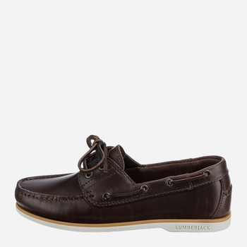 Buty żeglarskie damskie skórzane Lumberjack Navigator SW07804-001B03CI004 37 24 cm Bordowe (8050990313026)