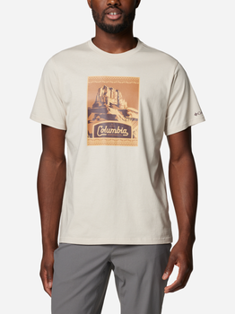 Koszulka męska bawełniana Columbia CSC Seasonal Logo Tee 1991036280 XL Ciemnoszara (195981462302)