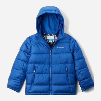 Kurtka młodzieżowa chłopięca zimowa Columbia Pike Lake II Hooded Jacket 2050351433 141-149 cm (M) Niebieska (195981080261)