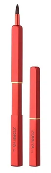 Кисть для макияжа губ и контура выдвижная Zoreya Compact red