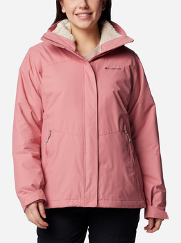 Спортивна вітрівка з капюшоном жіноча Columbia Bugaboo III Fleece Interchange Jacket 2087821629 M Рожева (195981118742)