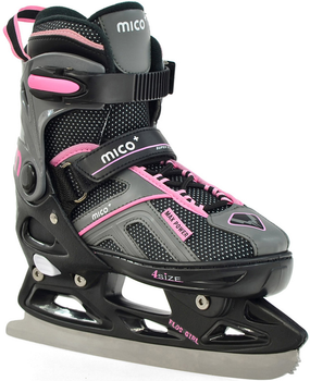 Роликові ковзани Mico Flos Girl 2w1 EU 40-43 Чорний з рожевим (5902860631873)