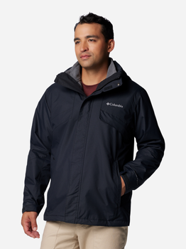 Kurtka jesienna męska z kapturem Columbia Bugaboo III Fleece Interchange Jacket 2096904010 M Czarna (195980982184)