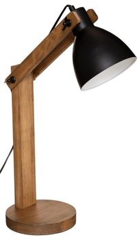 Lampa stojąca Atmosphera Cuba 56 cm drewniana (3560237548470)