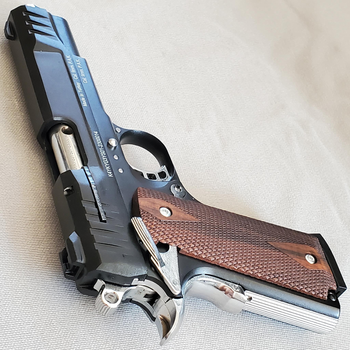 Стартовий пістолет Kuzey 911-Т чорний з хромом (модель Colt 1911)