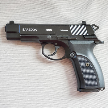 Стартовый пистолет Baredda С-95 черный (модель CZ-75)