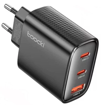 Зарядний пристрій Блок живлення для телефону Toocki XR05 40W PD Quick Charge 4,0 Блок швидка зарядка для Samsung, iPhone, Xiaomi, Redmi, Huawei, Realme White