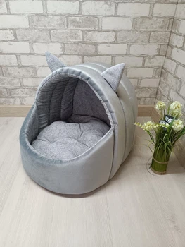Будинок лежанка для котів та собак Animals_joy Кошик S 34*34 см(080)