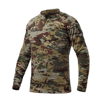 Флісова тактична кофта Ukrarmor Garrison Fleece Multicam. Temperature control, polyester S