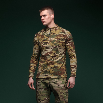 Флисовая тактическая кофта Ukrarmor Garrison Fleece Multicam. Temperature control, polyester L