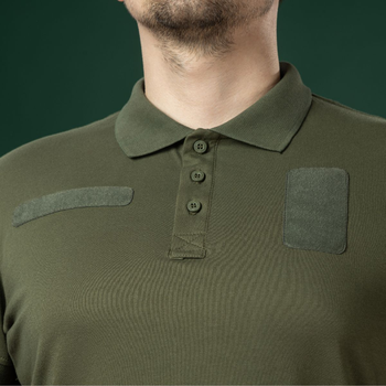 Футболка поло тактична Polo Ukrarmor Reflex. Матеріал Cotton. Хакі XXL