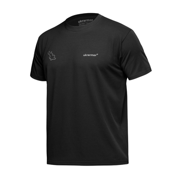 Футболка Basic Military Ukrarmor T-Shirt. Авдіївка. Топографічні карти. Чорний S