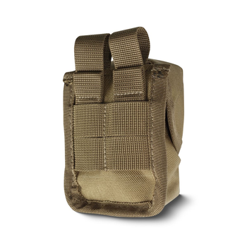 Подсумок под гранату. Ukrarmor Крепление Molle. Cordura 500D. Койот 10 × 9 × 6 см