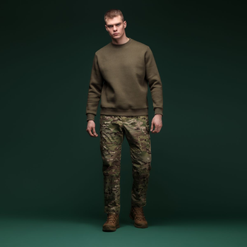 Світшот Base Soft Ukrarmor Sweatshirt. Вільний стиль. Колір Олива/Olive S