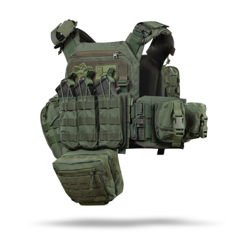 Комплект снаряжения Commando Ukrarmor Elite Tactical Assault Kit. Под 25х30 см бронеплиты. Олива