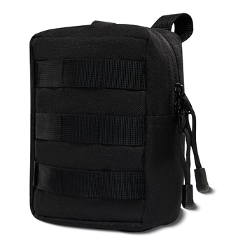 Подсумок утилитарный S. Ukrarmor Крепление Molle. Cordura 500D. Черный.