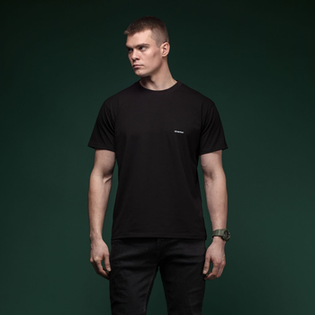 Футболка Basic Military Ukrarmor T-shirt. Cotton and Elastane, черный L