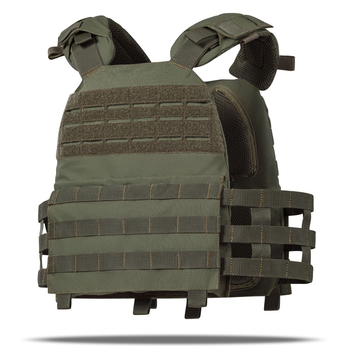 Плитоноска Modular Vest Ukrarmor Platform (MVP) Lite. Cordura 1000. Колір Олива Універсальний M-XXL (регулюється ззаду та на плечах)