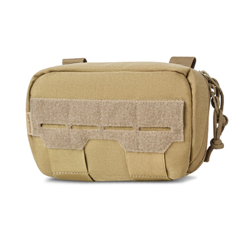 Нагрудный админ подсумок. Ukrarmor Cordura 500D. Крепление Molle. Койот 18 × 10 × 3 см