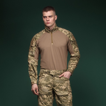 Бойова сорочка TAC-24 Ukrarmor ACS Pixel (MM-14). Army Combat Shirt. Технологія Near-Infrared Reflectance XL