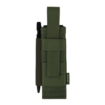 Подсумок для турникета Ukrarmor эластичный. Molle. Cordura 500D. Олива 15 х 5 см