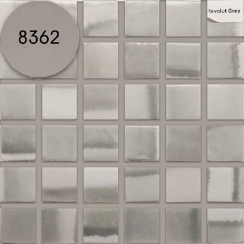 Мозаика АкваМо под камень, гранит,мрамор серый Revolut Grey 31.7x31.7 для кухни,бассейна,хамама за 1 ШТ