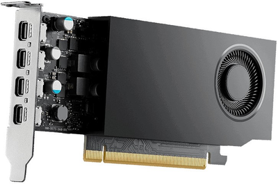 Karta graficzna PNY PCI-Ex NVIDIA RTX A1000 8GB GDDR6 (128 bit) (4 x miniDisplayPort) (VCNRTXA1000-PB)