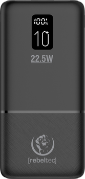 УМБ Rebeltec LCDPD 10000 mAh Black (RBLAKT00021)