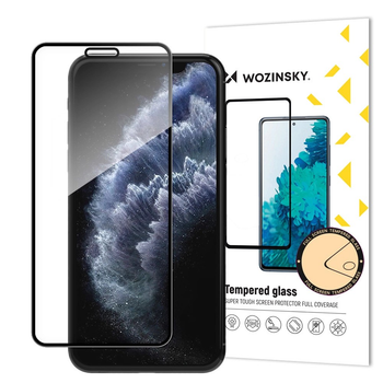 Szkło hartowane Wozinsky Full Glue Case Friendly do Apple iPhone 11 Pro / iPhone XS / iPhone X Black (7426825353764)