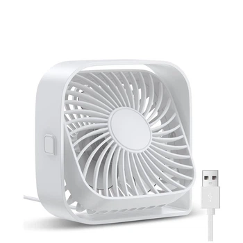 Портативный мини-вентилятор Topk K50 USB charging 360° rotating White