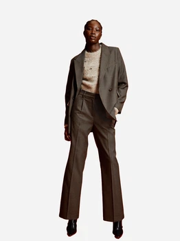 Штаны женские H&M 1096238_гус.л 36 Коричневые (KAY2000001509036)