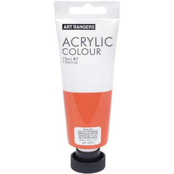 Художественная акриловая краска Art Ranger Acrylic 162 Neon orange / Неоновый оранжевый 75мл.