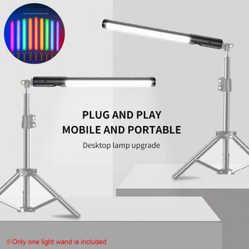 LED RGB лампа-жезл для блогерів та фотографів Led Stick 50 см з пультом для створення селфі.