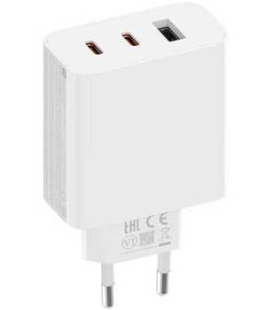 Мережевий зарядний пристрій Xiaomi Mi GaN Charger 67W 2C1A 2C1A BHR7493EU White