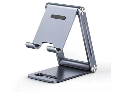Підставка-трансформер для смартфона UGREEN LP263 Phone Holder with Roller Aluminium Сірий (UGR-80708)