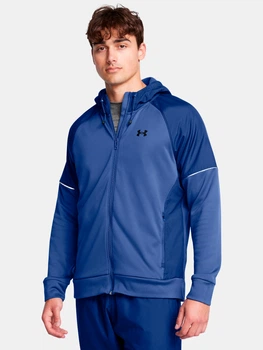 Спортивная кофта мужская Under Armour Ua Af Storm Fz Hoodie 1373781-432 M Синяя (197777131942)
