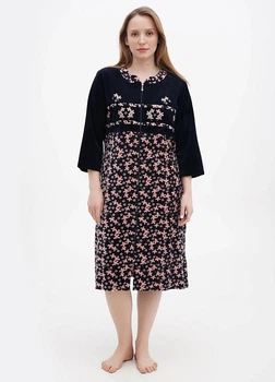 Халат Wild Love 3XL темно-синий 21446