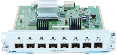 Moduł SFP HP Aruba 8‑port 1G/10GbE SFP+ MACsec v3 zl2 (J9993A)