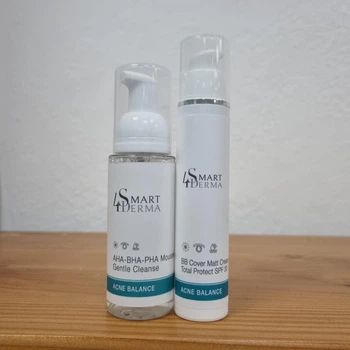 Smart4derma Acne Balance мусс+ бб крем