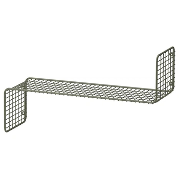 Полиця настінна IKEA SVENSHULT 905.572.59 сіро-зелений, 60х20см