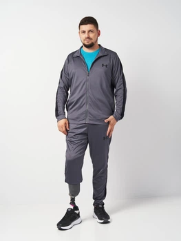Спортивний костюм чоловічий Under Armour UA Rival Knit Track Suit 1357139-025 S Сірий (196885373183)