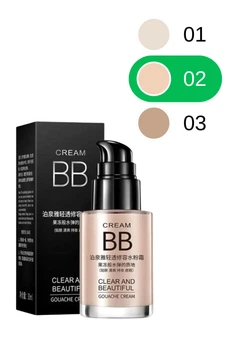 Суперустойчивый увлажняющий BB крем Bioaqua Super Wearing BB Cream (02 - Бежевый натуральный)