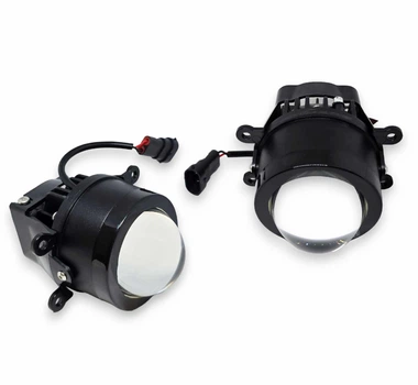 LED лінза ПТФ 3,5 дюйми Renault Peugeot Ford 70W 6000K (05178)